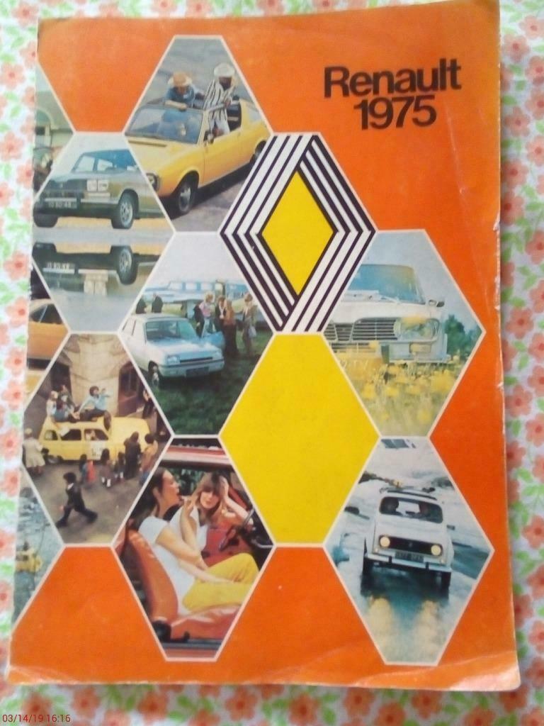 renault 1975 documentatie, Ophalen of Verzenden, Nieuw