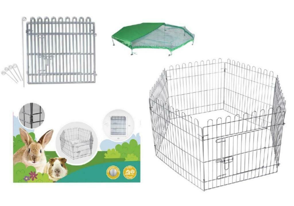 Rongeur Run Métal Hexagonal 60x60cm, Animaux & Accessoires, Rongeurs & Lapins | Cages & Clapiers, Neuf, Enclos, 60 à 90 cm, 110 cm ou plus