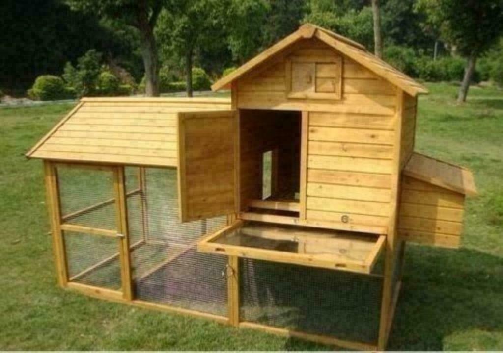 Poulailler XXL pour 8 poules abri coq abri poule clapier, Envoi, Neuf, Poulailler