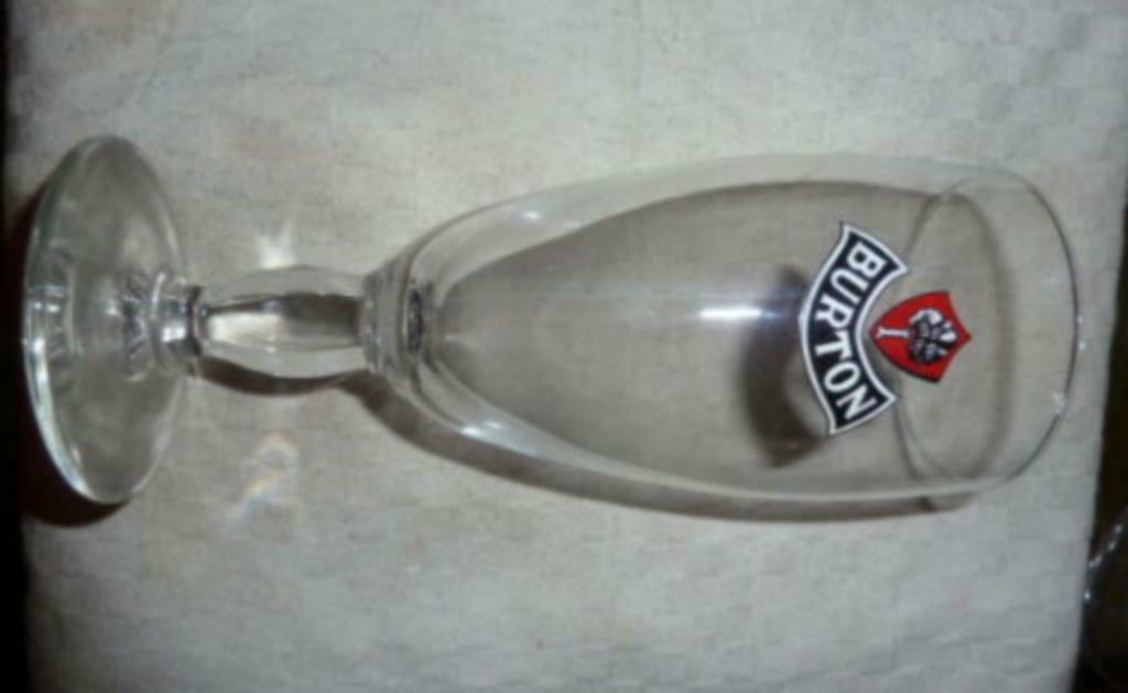 #E bier glas BURTON Brouwerij Lamot - Mechelen, Ophalen of Verzenden, Nieuw, Bierglas