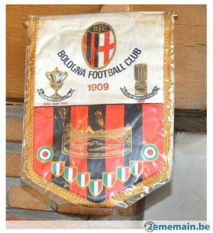 grand fanion de football bologna, Collections, Enlèvement ou Envoi, Utilisé