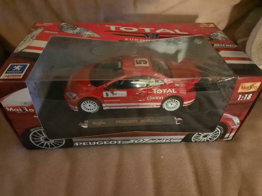 Peugeot 307 WRC Rallywagen  1:18 ., Ophalen of Verzenden, Nieuw
