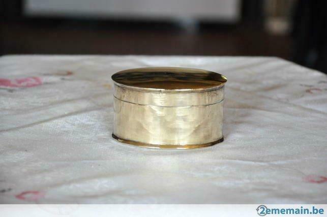 ancienne boite a bijoux en cuivre, Enlèvement ou Envoi, Utilisé