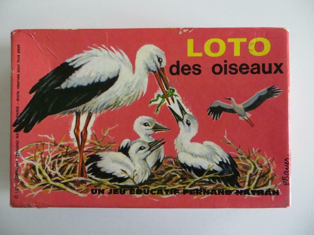Jeu Loto des oiseaux aux éditions Nathan - 1970, Enfants & Bébés, Jouets | Puzzles pour enfants, Utilisé, 4 à 6 ans, Enlèvement ou Envoi