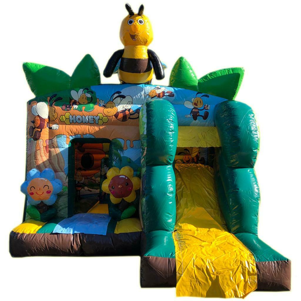 Verhuur springkasteel bij met glijbaan, Verzenden