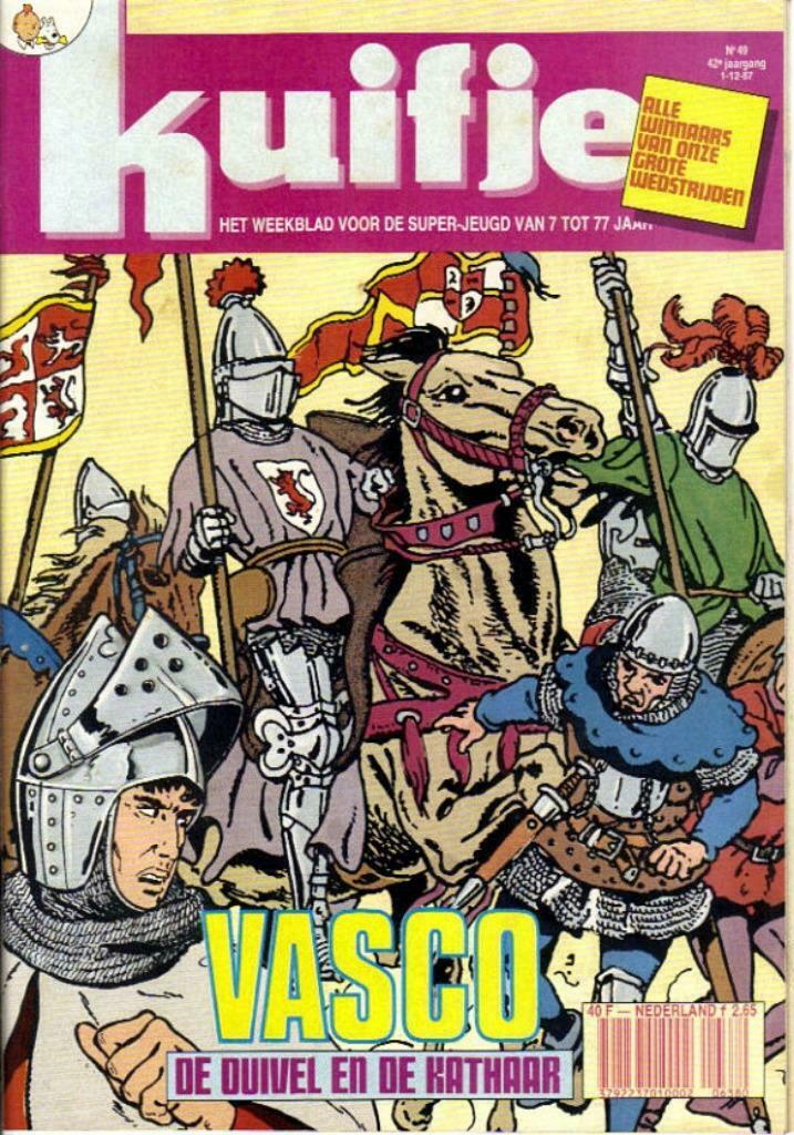 Weekblad Kuifje van 1-12-1987 , 42ste Jaargang, Nummer 49, Enlèvement ou Envoi, Utilisé, Plusieurs comics, Europe