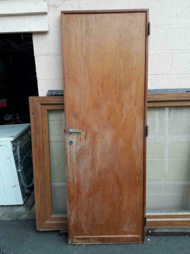 Porte, Bricolage & Construction, Enlèvement, Utilisé, Autres types, Bois