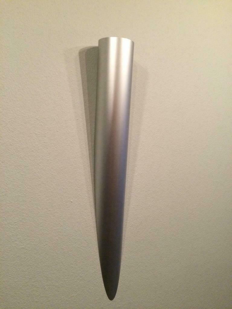 WandLamp inox, Ophalen, Zo goed als nieuw, Metaal