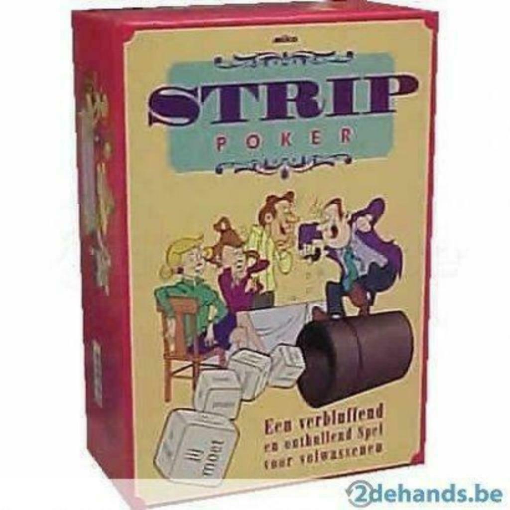 STRIPPOKER VOOR VOLWASSENEN, Hobby en Vrije tijd, Gezelschapsspellen | Overige, Nieuw, Ophalen of Verzenden