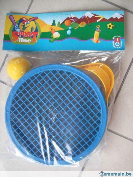Jeu balle (raquette) bleu.  NEUF, jamais déballé, Kinderen en Baby's, Speelgoed | Overig, Nieuw