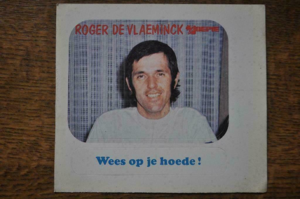 OUDE JOEPIE STICKER ROGER DE VLAEMINCK VAN DE JAREN 70e, Verzamelen, Ophalen of Verzenden, Zo goed als nieuw, Sport