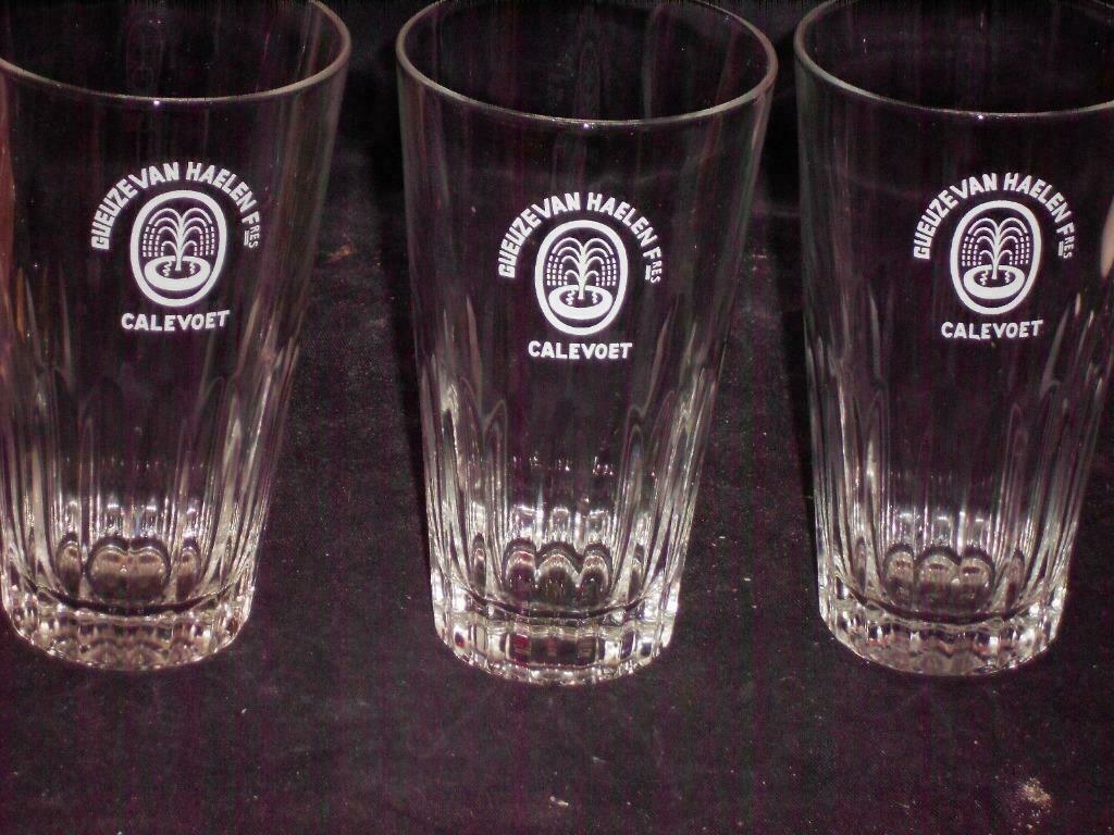 Gueuze.Kriek.Lambic.Van Haelen.Calevoet.Van Haelen-Coche, Collections, Enlèvement ou Envoi, Comme neuf, Verre ou Verres, De Koninck