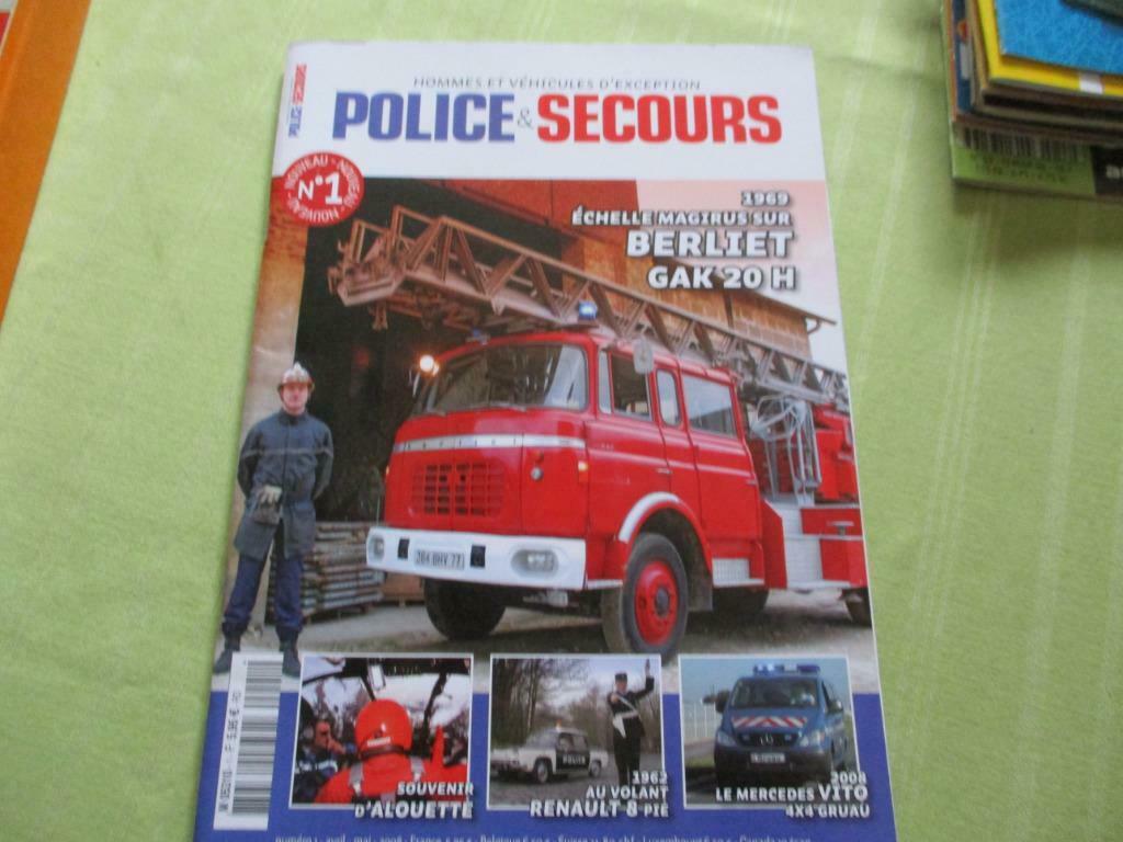 POLICE & SECOURS., Enlèvement ou Envoi, Comme neuf, Autres types