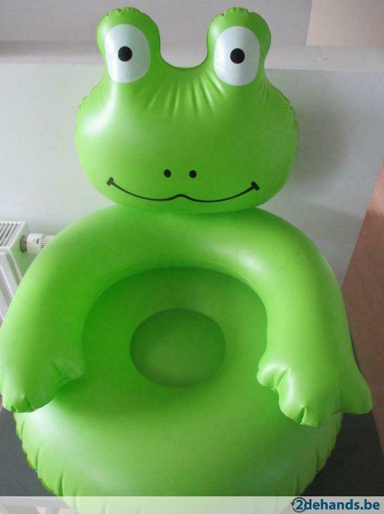 opblaasbare zetel kikker, Ophalen, Gebruikt