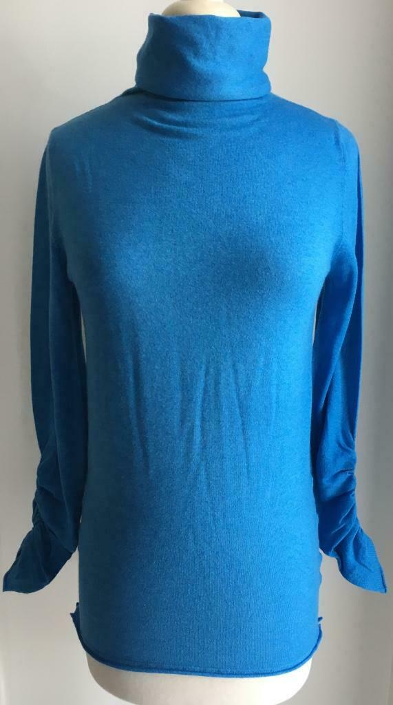 Pull col roulé de Dismero. - S, Taille 36 (S), Comme neuf, Dismero, Bleu