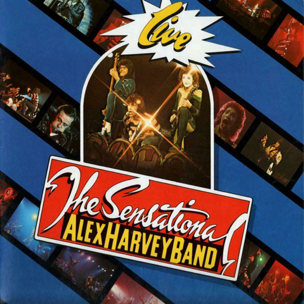 The Sensational Alex Harvey Band ‎– Live (LP), Cd's en Dvd's, Vinyl | Hardrock en Metal, Ophalen of Verzenden