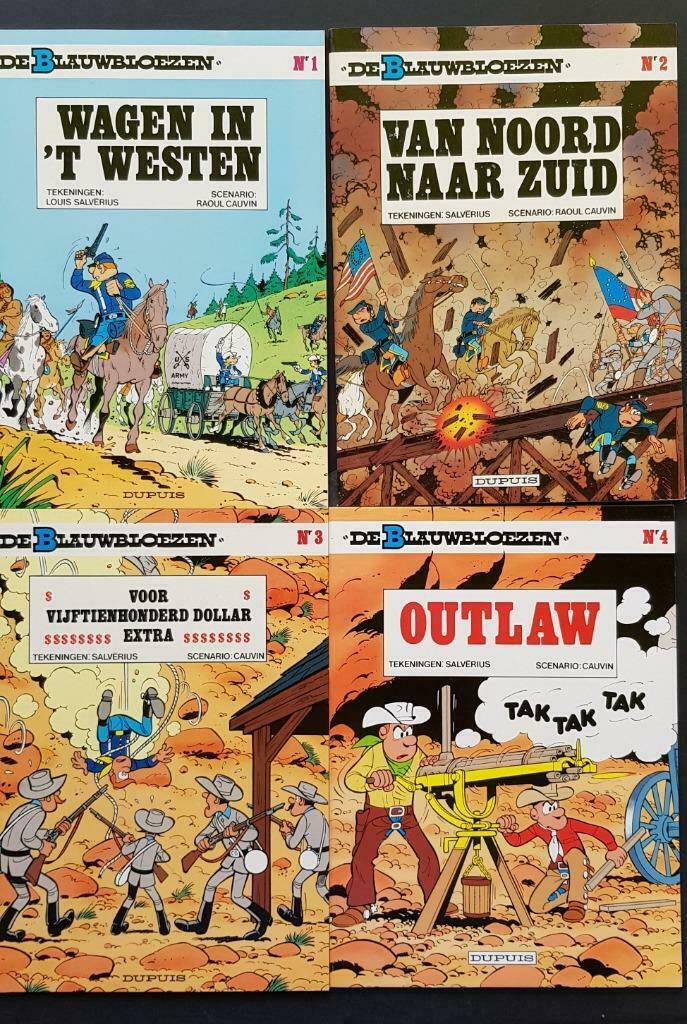 Strips Blauwbloezen (de) Cauvin - Salverius - Lambil – Leona, Ophalen, Gelezen