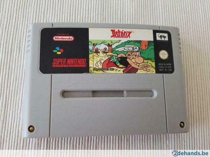 Super Nintendo (SNES) asterix, Ophalen of Verzenden, Gebruikt