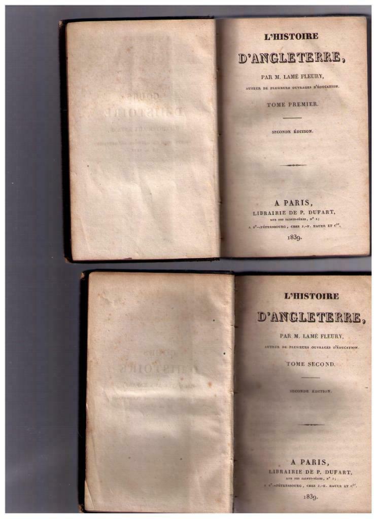 L'Histoire d'Angleterre racontée aux enfants, Lamé Fleury, Enlèvement ou Envoi, Utilisé, Lamé Fleury