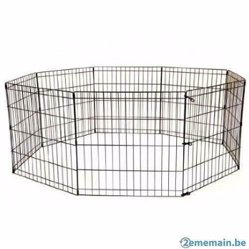 Enclos chien 8 PANNEAUX parc chien cage chien chiot 4 TAILLE, Animaux & Accessoires, Envoi, Neuf