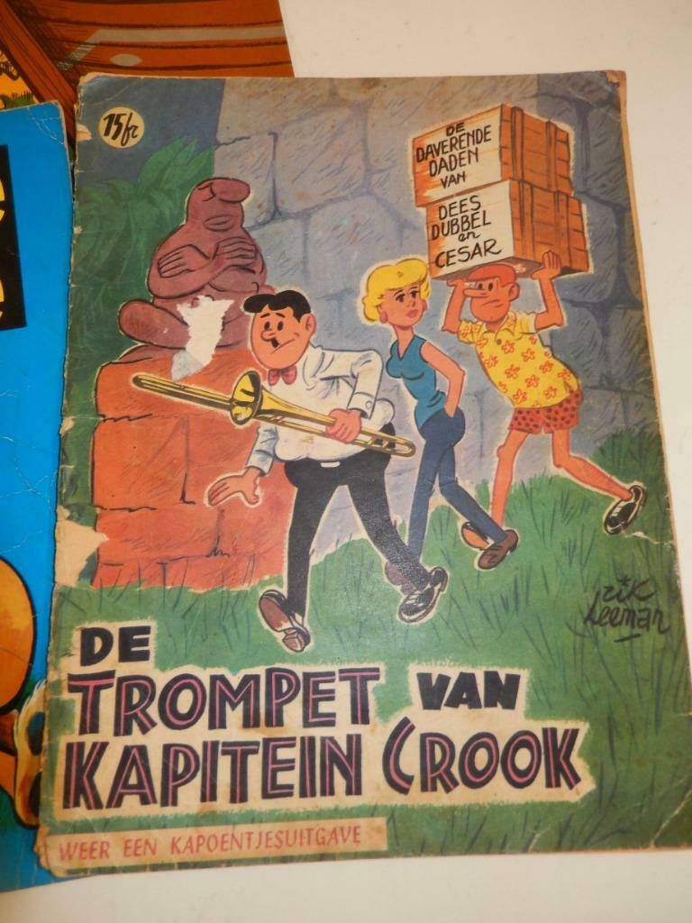 strip 'De daverende daden van DEES DUBBEL en CESAR' (1965), Gelezen, Eén stripboek, Ophalen of Verzenden, Rik (Leeman)