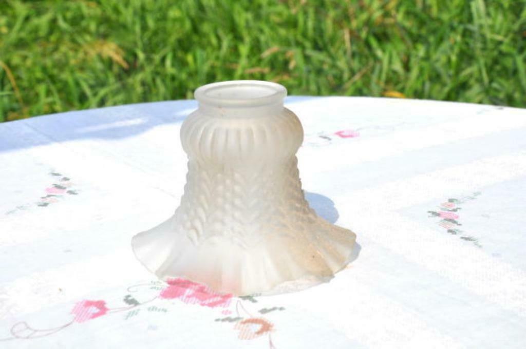 §  bobèche verre opaque decor zigzag, Enlèvement ou Envoi