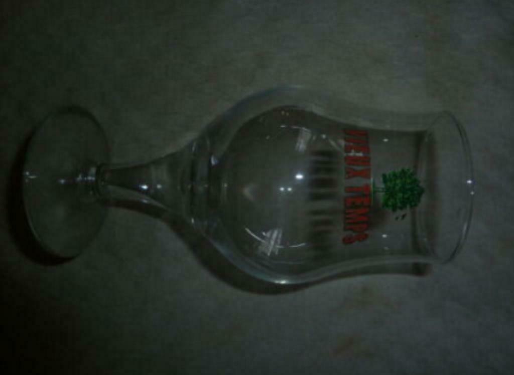 #D bier glas VIEUX TEMPS brasserie grade mont saint guibert, Enlèvement ou Envoi, Neuf, Verre à bière