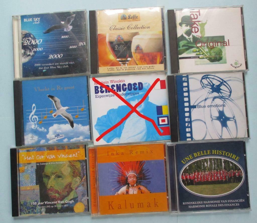 8 muziek cd 1€ het stuk, Cd's en Dvd's, Cd's | Pop, Ophalen of Verzenden