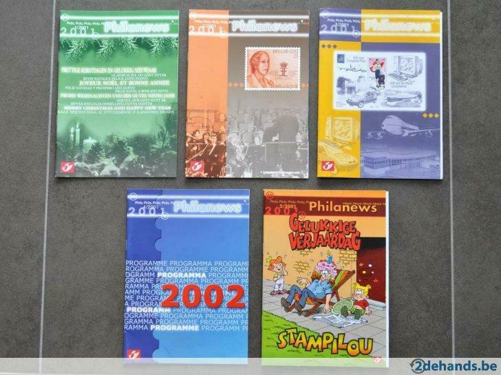 Philanews - Postzegel Magazine - Jaargang 2001, Postzegels en Munten, Postzegels | Europa | België, Ophalen of Verzenden