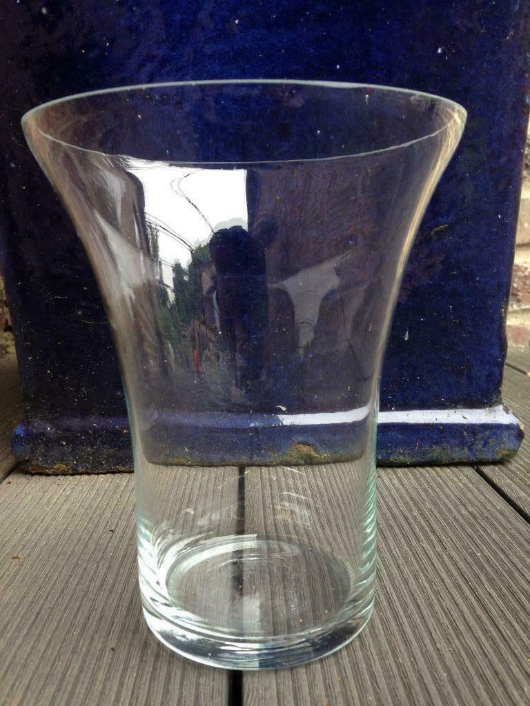 vase en verre, Moins de 50 cm, Autres couleurs, Comme neuf, Verre