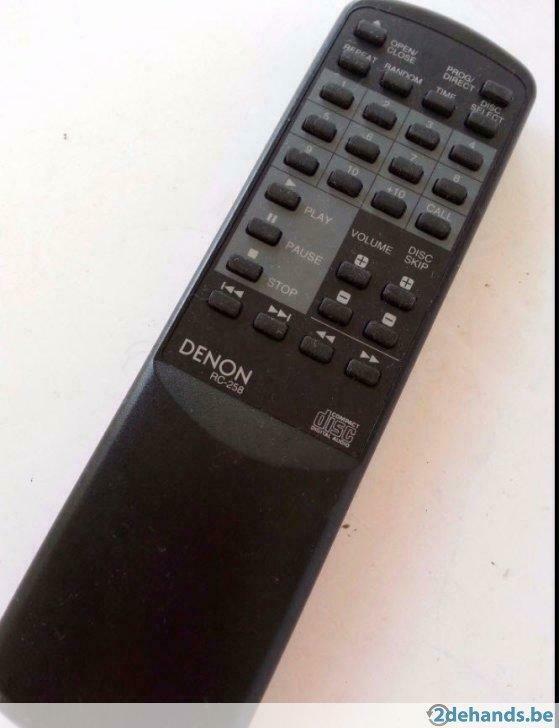Télécommande Denon rc-258, TV, Hi-fi & Vidéo, Enlèvement ou Envoi, Utilisé, Originale