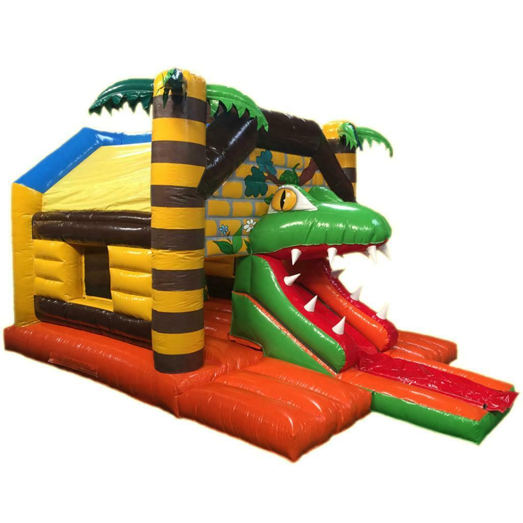 Verhuur springkasteel slang met glijbaan, Hobby & Loisirs créatifs, Articles de fête | Location, Envoi