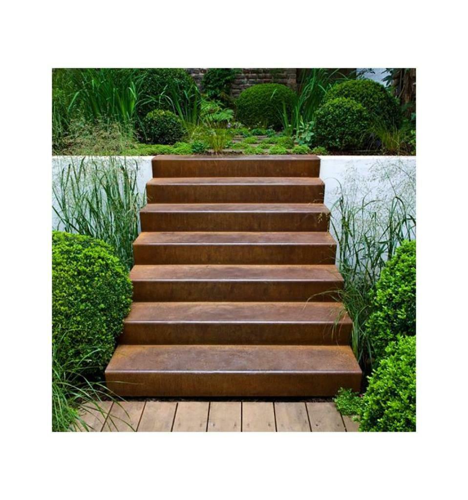 escalier extérieur en acier corten, Envoi, Neuf