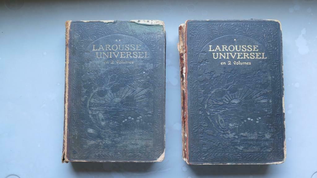 Dictionnaire Larousse universel 2 volumes, Livres, Larousse, Enlèvement ou Envoi, Utilisé, Français