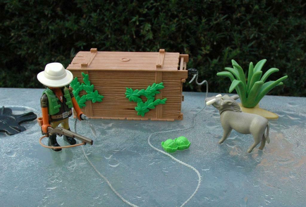 playmobil: jager met val voor wrattenzwijn, Ophalen of Verzenden, Zo goed als nieuw, Complete set