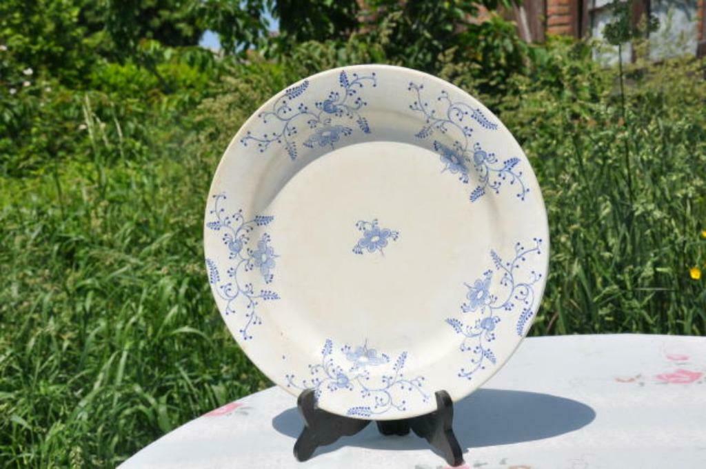 §  plat faience nimy, Antiquités & Art, Enlèvement ou Envoi