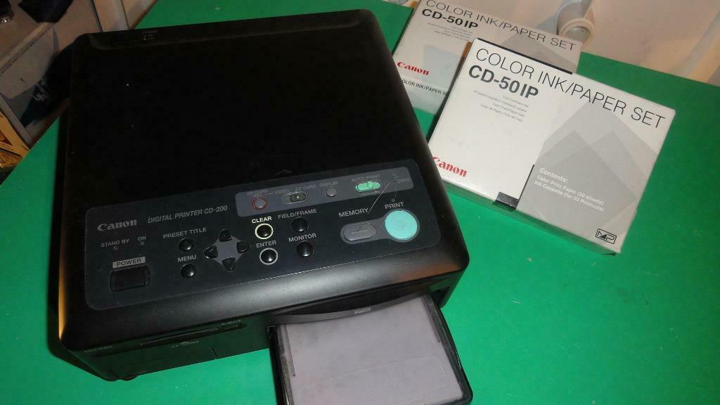 Canon CD-200 Printer incl CD-50IP Color ink/paper set, Enlèvement ou Envoi, Utilisé