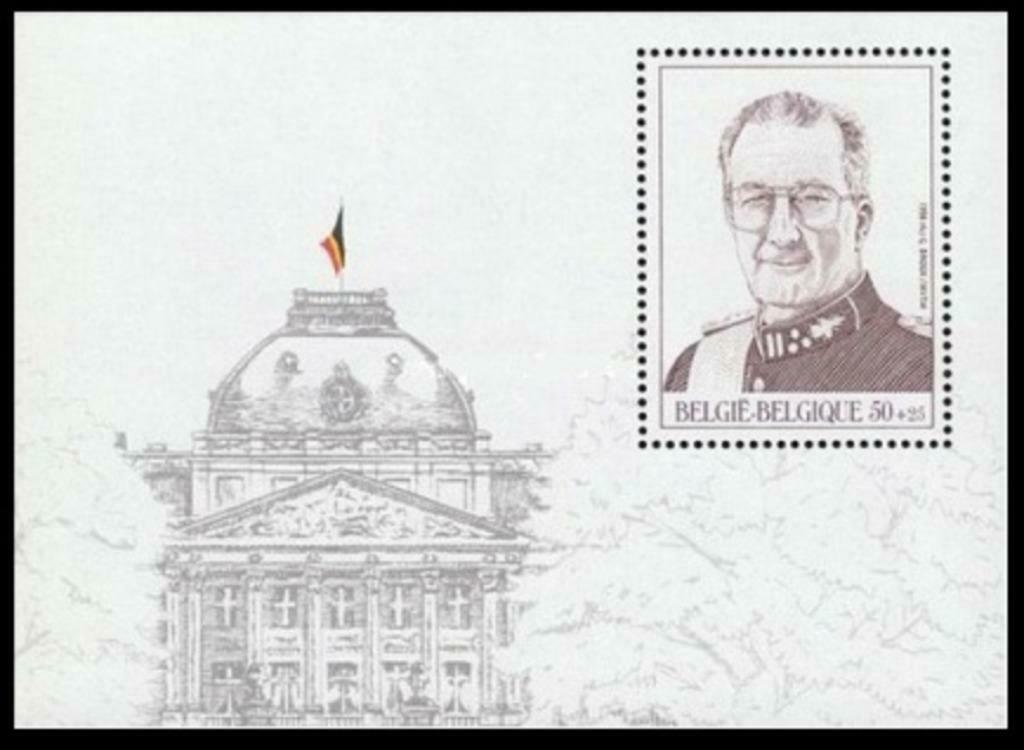 BL75 Feuillet Timbre La Dynastie Belge Albert II, Timbres & Monnaies, Timbres | Europe | Belgique, Enlèvement ou Envoi, Timbre-poste