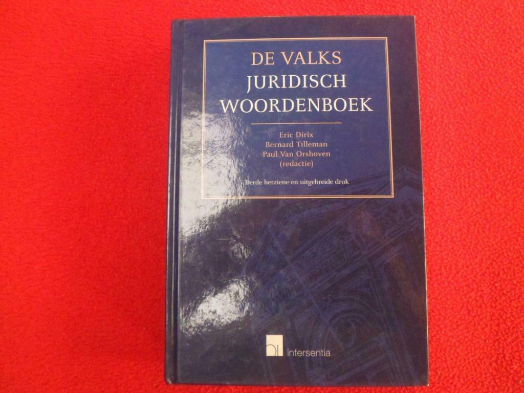 De Valks Juridisch Woordenboek, Boeken, Ophalen of Verzenden, Zo goed als nieuw, Hoger Onderwijs, E. Dirix, e.a.