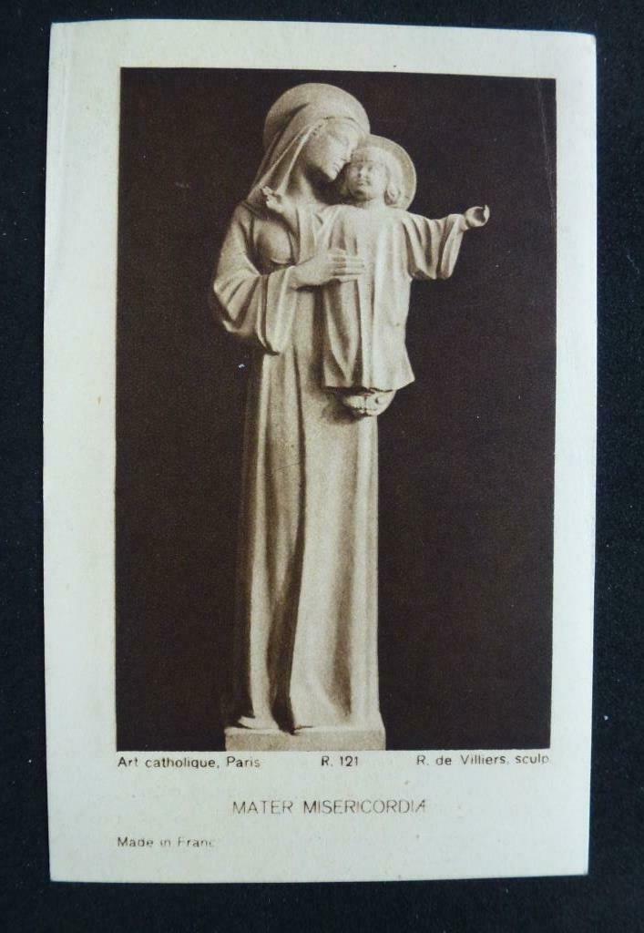 l'ordination prêtre  Jean M. Nachtergaele S.J. Louvain 1951, Envoi, Image pieuse