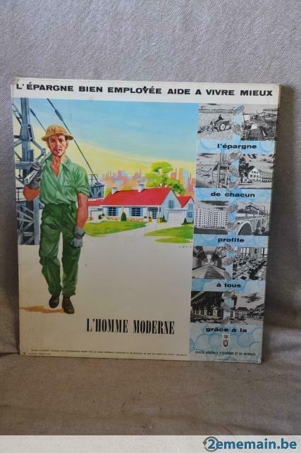 ancien panneau cger "l'homme moderne", Collections, Utilisé