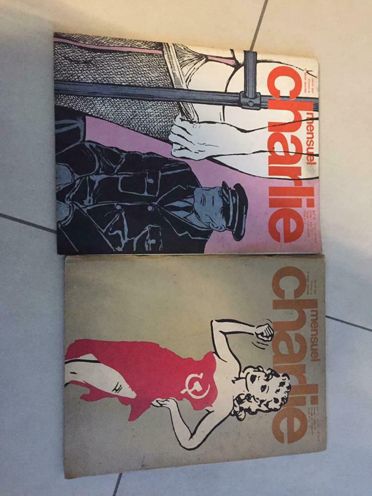 2 magasines mensuel Charlie de 1976 et 1977, Livres, Comme neuf