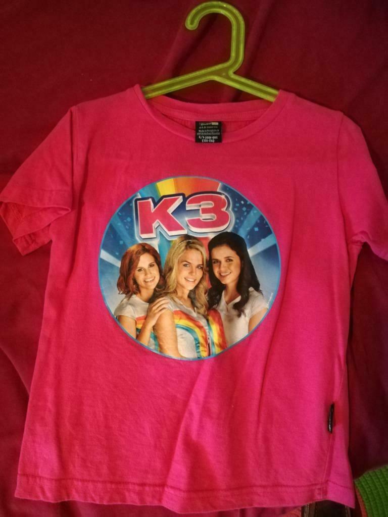 t-shirt K3 maat 110/116, Kinderen en Baby's, Meisje, K3, Ophalen of Verzenden, Zo goed als nieuw