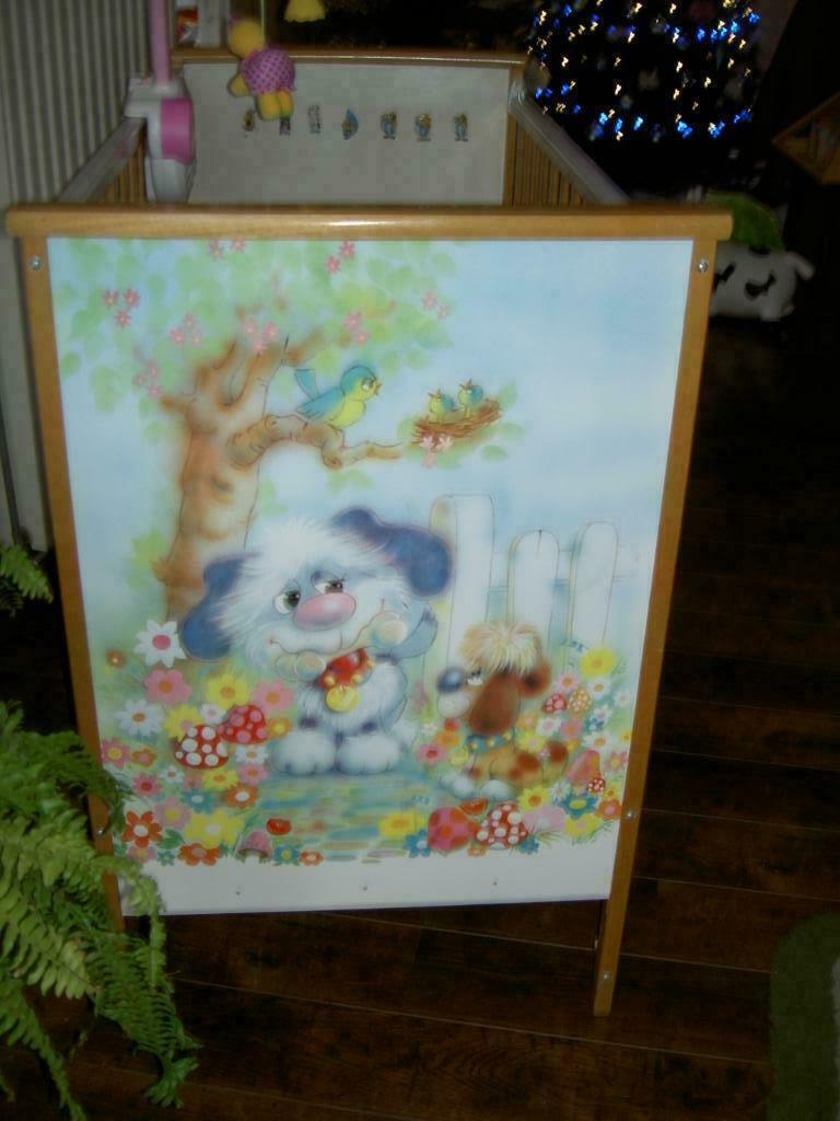 vintage kinderbedje 1979 met nieuwe matras, Ophalen, Gebruikt, Overige typen