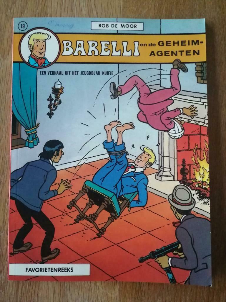 2 boeken Barelli van " Bob de Moor ", Boeken, Stripverhalen, Gelezen, Meerdere stripboeken, Ophalen of Verzenden