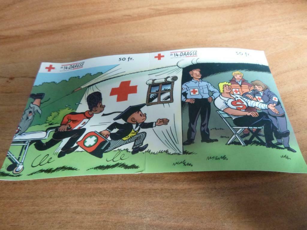 oude stickers nero marc sleen sabena 1998 het rode kruis, Verzenden, Nieuw