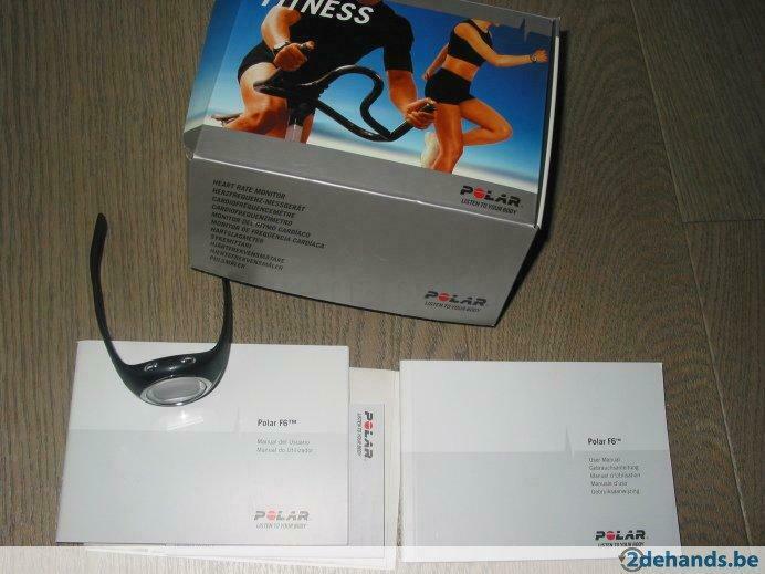 polar fitness F6 zwart, Sport en Fitness, Ophalen of Verzenden, Gebruikt, Overige typen