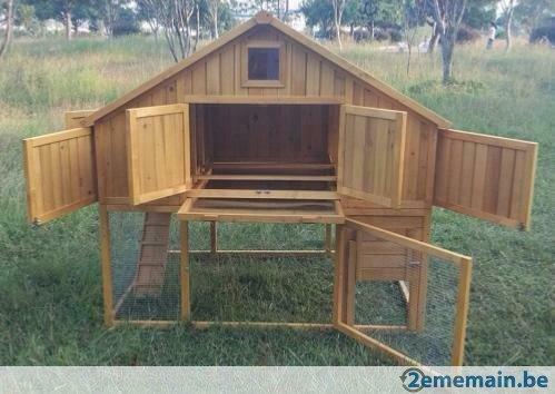 Poulailler XXL abri coq poule caille oie volaille lapin NEUF, Envoi, Neuf, Poulailler