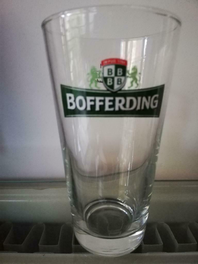 Verre à bière Bofferding, Collections, Marques de bière, Enlèvement, Comme neuf