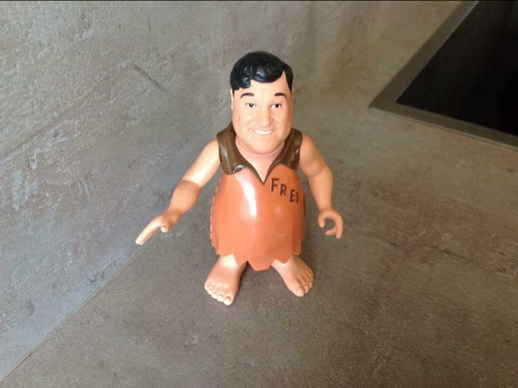 Vintage figuurtje flintstone fred 14 cm, Verzamelen, Ophalen of Verzenden, Gebruikt